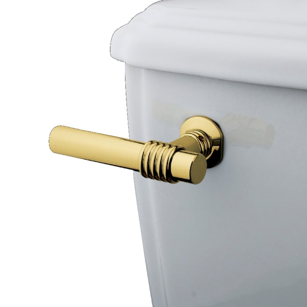 KTML2 Milano Toilet Tank Lever, Polished Brass